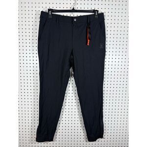 Psycho Bunny Madison Commuter Lightweight Stretch Waist Pant Black Size 34